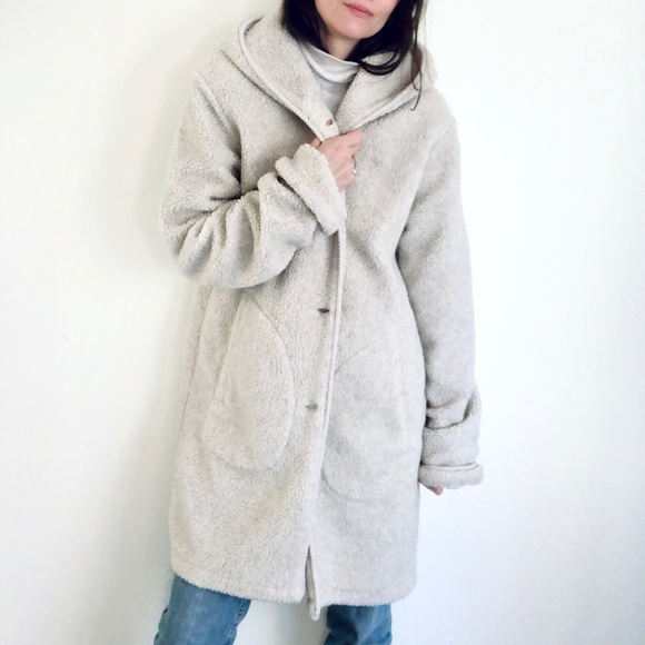 Vintage Jackets & Blazers - Oversized cocoon fleece jacket